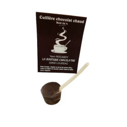 Cuillère chocolat chaud Lait 34% - 2x Choco spoon – La Chocolaterie Concept  Chocolate